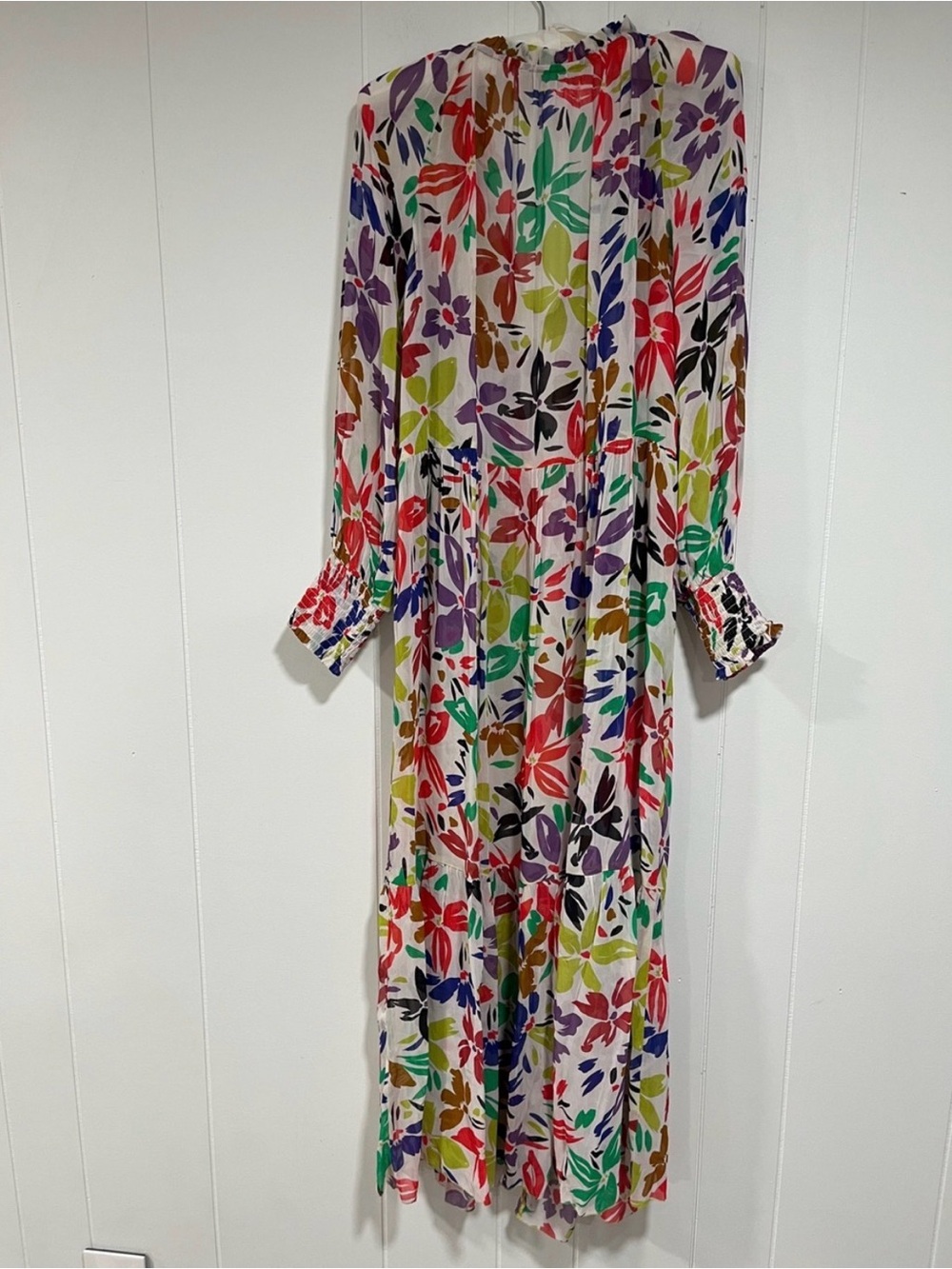 Anthropologie Velvet by Graham & Spencer Serena Floral Maxi Dress Small Boho - Picture 3 of 10